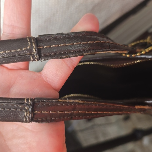 Coach Signature Brown Tote Bag - Picture 5 of 11